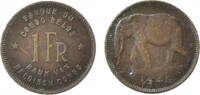 Belgisch-Kongo 1 Franc 1946 Leopold III. ss 3.47 £  +  8.67 £ shipping