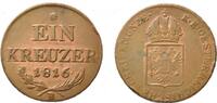 Römisch Deutsches Reich RDR 1 Kreuzer 1816 B Franz I. (1804-1835) vz 4.33 £  +  8.67 £ shipping