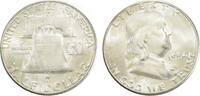 USA 1/2 Dollar 1954 Franklin Half Dollar unz / MS 64 21.69 £ Tax included +  7.98 £ shipping