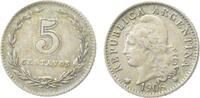 Argentienien 5 CENTAVOS 1906 José Evaristo Uriburu van Argentinië (1895-... 4.33 £  +  8.67 £ shipping