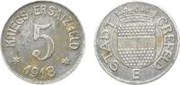 Deutschland 5 Pfennig Notgeld der Stadt Crefeld -