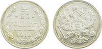 Russland Nikolaus II 20 Kopeks 1915 unz