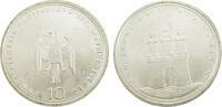 Deutschland 10 DM 1989 800 Jahre Hamburger Hafen -unz 10.40 £  +  7.98 £ shipping