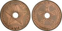 Belgisch Kongo 10 centimes 1888 &Eacute;tat ind&eacute;pendant du Congo unz 40.62 &pound;  +  12.70 &pound; shipping