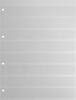 Kobra Einsteckblätter Klar E18 mit 8 Streifen (10er Pack) Neu -