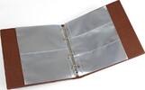 Kobra Banknotenalbum Braun mit 20 Folienhüllen G173 Neu -