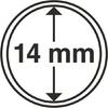 Leuchtturm Münzkapsel Grips 14 mm (10er Pack) 314071 Neu -