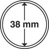 Leuchtturm Münzkapsel Grips 38 mm (100er Pack) 329577 Neu -