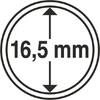 Leuchtturm Münzkapsel Grips 16,5 mm (10er Pack) 331022 Neu -