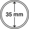 Leuchtturm Münzkapsel Grips 35 mm (10er Pack) 318983 Neu -