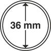 Leuchtturm Münzkapsel Grips 36 mm (10er Pack) 330757 Neu -