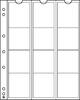 Leuchtturm Münzhüllen NUMIS, 12 Fächer bis 44 mm Ø (5er Pack) 315584 Neu -