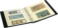 Lindner Banknotenalbum schwarz mit 20 Klarsichthüllen SRSBN Neu -