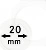 Lindner Münzkapsel OCTO 20mm OS020, 2er Pack Neu -