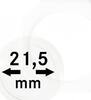 Lindner Münzkapsel OCTO 21,5mm OS215, 2er Pack Neu -