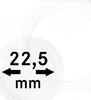 Lindner Münzkapsel OCTO 22,5mm OS225, 2er Pack Neu -