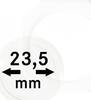 Lindner Münzkapsel OCTO 23,5mm OS235, 2er Pack Neu -