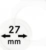 Lindner Münzkapsel OCTO 27mm OS027, 2er Pack Neu -