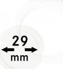 Lindner Münzkapsel OCTO 29mm OS029, 2er Pack Neu -