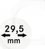 Lindner Münzkapsel OCTO 29,5mm OS295, 2er Pack Neu -
