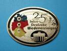 Gigant Medaille 2015 Bundeshauptstadt, CU vergoldet, Swarovski PP -