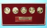 China Maskottchen Medaillen Proof Set Olympiade Peking 2008 in Box PP -