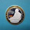 Gigantenprägung 2012 Das Deutsche Grundgesetz versilbert/ vergoldet PP -