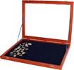 Safe XL Holz-Vitrine für bis zu 200 Pins Nr. 5998 Neu -