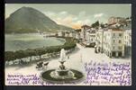 AK Lugano, Schweiz 1905 Promenade am Seeufer -