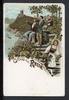 AK Rhein um 1900 Weinlokal vor Drachenfels -