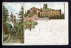 AK Drachenfels 1896 Drachenburg mit Drachenfelsbahn -