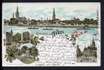 AK Wesel 1897 Kaiserplatz, Grosser Markt, Denkmal, Totalansicht -