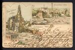 AK Dresden 1897 Hochwasser 1897 Neuses Rathaus Löbtau Schusterhaus Cotta -
