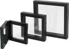 Safe Schweberahmen Kunststoff schwarz 10 x 10 cm Nr. 4505 Neu -