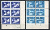 DDR DDR MiNr. 246-247 DV postfrisch im 6er Block Eckrand ur MiNr. 246-247 DV im 6er Block Eckrand ur -