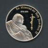 Kongo Kinshasa 2005 10 Francs Papst Johannes Paul II., 925er Silber PP -
