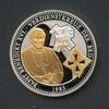 1985 Medaille Papst Benedikt XVI. Verdienstkreuz der BRD teilvergoldet PP -