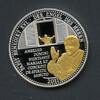 2011 Medaille Papst Benedikt XVI. Engel des Herrn teilvergoldet PP -