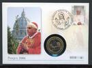 Vatikan Numisbrief 2006 Medaille Papst Benedikt XVI. Ostern -