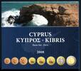 Zypern Euro-KMS 2008 im Folder unzirkuliert -