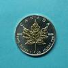 Kanada 2007 5 Dollars Maple Leaf mit Goldapplikation ST -