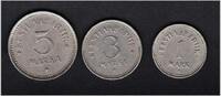 Estland 1922 1, 3 + 5 Marka -