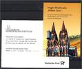Bund Bund Markenheftchen MiNr. MH 128 Kölner Dom a - Farbe gelb, gestempelt MiNr. MH 128 Kölner Dom a - Farbe gelb, Markenheftchen -
