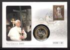 Vatikan 2009 Numisbrief mit Medaille Benedikt XVI. Kreuzweg -