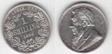 1 SHILLING 1896 SOUTH AFRICA – SILVER  COIN YEAR KM#5 PCGS GRADING AU