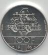 100 FRANCS 1986 FRANCE SILVER  PIEDFORT UNC COIN YEAR KM#P972 PIEFORT n2
