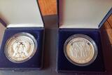 1000 DOBRAS 1990 SAINT THOMAS & PRINCE SILVER  PROOF COIN KM#49 15th INDEPENDENCE