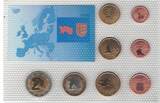 2 EURO 2006 JERSEY PROBE PATTERN ESSAI 8 DIF UNC SET 0.01 -  YEAR