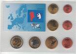 2 EURO 2004 GREENLAND PROBE PATTERN ESSAI 8 DIF UNC SET 0.01 -  YEAR