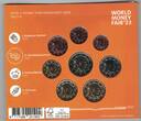 2 EURO BELGIUM 8 BU COINS BANK SET 0.01-  2023 YEAR WORLD MONEY FAIR 500 PIECES